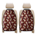 Happy Jack Russell Terrier Pattern Print Car Seat Organizers