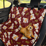 Happy Jack Russell Terrier Pattern Print Pet Car Back Seat Cover