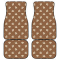 Happy Labrador Retriever Pattern Print Front and Back Car Floor Mats
