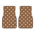 Happy Labrador Retriever Pattern Print Front Car Floor Mats