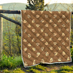 Happy Labrador Retriever Pattern Print Quilt
