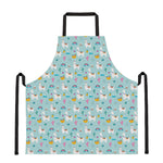 Happy Llama And Cactus Pattern Print Apron