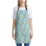 Happy Llama And Cactus Pattern Print Apron