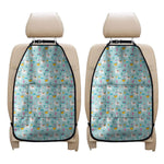 Happy Llama And Cactus Pattern Print Car Seat Organizers