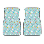Happy Llama And Cactus Pattern Print Front Car Floor Mats