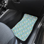 Happy Llama And Cactus Pattern Print Front Car Floor Mats