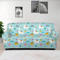 Happy Llama And Cactus Pattern Print Sofa Cover