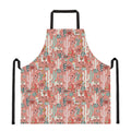 Happy Llama Pattern Print Apron