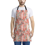 Happy Llama Pattern Print Apron