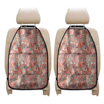 Happy Llama Pattern Print Car Seat Organizers