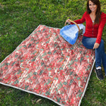 Happy Llama Pattern Print Quilt
