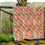 Happy Llama Pattern Print Quilt