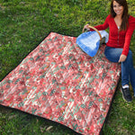 Happy Llama Pattern Print Quilt