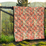 Happy Llama Pattern Print Quilt