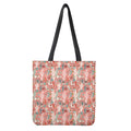 Happy Llama Pattern Print Tote Bag