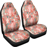 Happy Llama Pattern Print Universal Fit Car Seat Covers