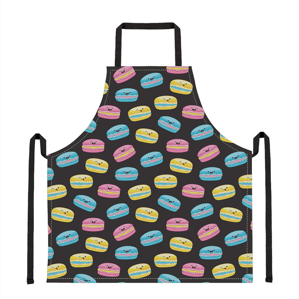 Happy Macarons Pattern Print Apron