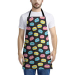 Happy Macarons Pattern Print Apron