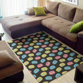Happy Macarons Pattern Print Floor Mat