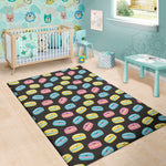 Happy Macarons Pattern Print Area Rug