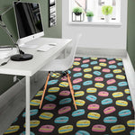 Happy Macarons Pattern Print Area Rug