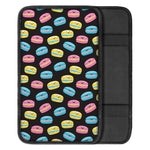 Happy Macarons Pattern Print Car Center Console Cover