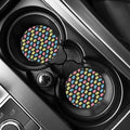 Happy Macarons Pattern Print Car Coasters