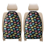 Happy Macarons Pattern Print Car Seat Organizers