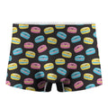 Happy Macarons Pattern Print Men's Boxer Briefs