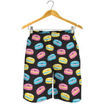 Happy Macarons Pattern Print Men's Shorts