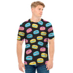 Happy Macarons Pattern Print Men's T-Shirt