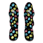 Happy Macarons Pattern Print Muay Thai Shin Guard