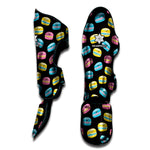 Happy Macarons Pattern Print Muay Thai Shin Guard