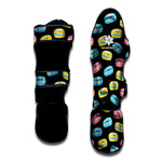 Happy Macarons Pattern Print Muay Thai Shin Guard