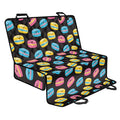 Happy Macarons Pattern Print Pet Car Back Seat Cover
