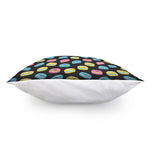 Happy Macarons Pattern Print Pillow Cover