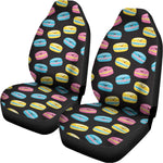 Happy Macarons Pattern Print Universal Fit Car Seat Covers