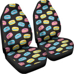 Happy Macarons Pattern Print Universal Fit Car Seat Covers