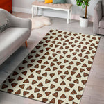 Happy Poop Pattern Print Area Rug
