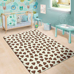 Happy Poop Pattern Print Area Rug