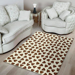 Happy Poop Pattern Print Area Rug