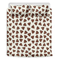 Happy Poop Pattern Print Duvet Cover Bedding Set