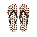 Happy Poop Pattern Print Flip Flops
