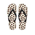 Happy Poop Pattern Print Flip Flops