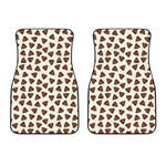 Happy Poop Pattern Print Front Car Floor Mats