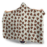 Happy Poop Pattern Print Hooded Blanket