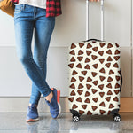 Happy Poop Pattern Print Luggage Cover