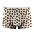 Happy Poop Pattern Print Men's Boxer Briefs