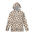 Happy Poop Pattern Print Pullover Hoodie