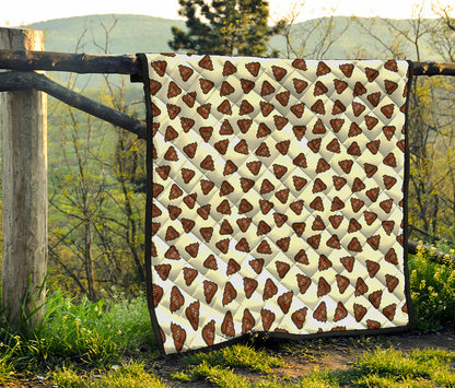 Happy Poop Pattern Print Quilt